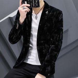 Мужские костюмы Blazers Mens Slim Fit For Men Business Formal Said Lackets Мужская модная пиджак пиджак 221125