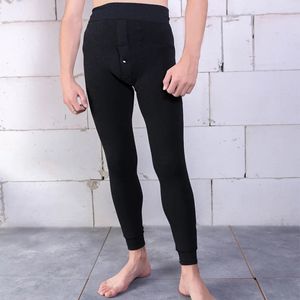 qc moda masculina leggings quentes leggins de alta pressão veludo joggers calças dos homens inverno leggins gota 240220