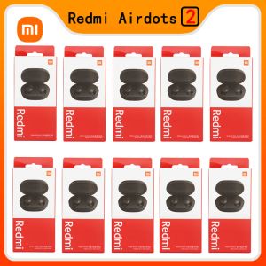 Наушники 10 шт. оптом Xiaomi Redmi Airdots 2 TWS Bluetooth наушники Стерео бас Airdots S 5.0 наушники с микрофоном наушники-вкладыши громкой связи