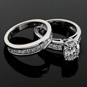2 75 ct okrągły symulacja Cut Diamond Pierścień zaręczynowy w porównaniu do D Zwiększone 14K białe złoto245s