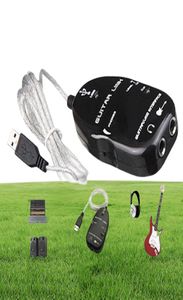 o Guitar Effects Pedal Guitar do interfejsu USB Link Kabel PCMAC Record z CD Driver Guitar Parts Accessories4328155