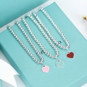 Love Heart Necklace Pendant Womens Designer Gold Jewelry Mens Hight O10W#