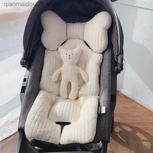Bedding Sets Baby stroller cushion baby stroller seat cushion newborn thick stroller accessories cotton diaper diaper changing pad car seat cover Q240228