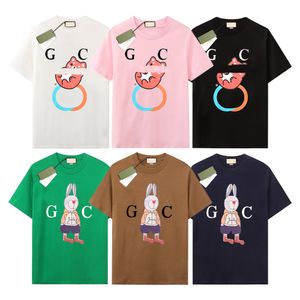 Męskie projektant T-shirt Summer Gu koszulki luksusowa marka T koszule męskie damskie krótkie rękawie streetwearu streetwear