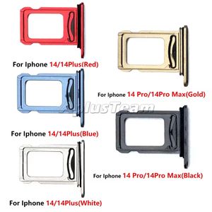 Sim Card Holder Socket Slot Tray For IPhone 14 Plus 13 12 Pro Max X XS XR Micro Nano Adapter Holder Mobile Phone Replacement Repair Parts