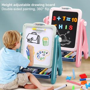 Blackboards Kids Double Sided Riting Board Set Multifunction Art Crafts Writing Tablet Education Learning Toy Gift 2021 Ny PR -försäljning