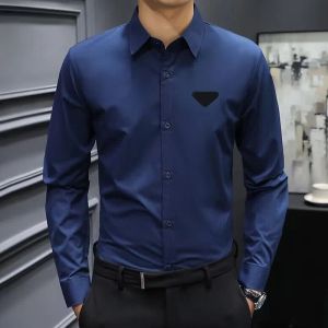 Designer Luxury Men's Casual Shirts Dress Shirt 2024 Button Down Business Shirt Mens Tops Clothing Multi-Color