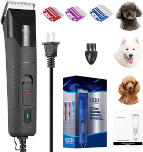 Trimmer Professional Dog Grooming Electric Corded Clipper Super 2Squeed för tjocka tunga rockar, hundar, katter och annat djur