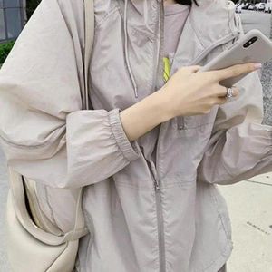 Women's Jackets Womens Vests Sun Protection Clothing Summer Korean Version Uv Resistant Breathable and Versatile Loose