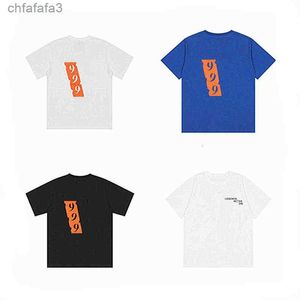 Tshirt vlones Designer Life Hip Hop Orange 999 Drukuj T koszule Miami Pop Guerrilla Shop Limited Mens Shirt Backing Buvx
