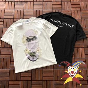 Men's T-Shirts IH NOM UH NIT Mask T-shirt High Quality Pearl Man Graphic Print Tee Loose Tops For Men T240227