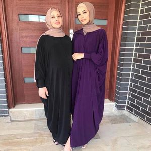 Casual Dresses Veil Turban Gown Dress Muslim Loose Long Skirt Women