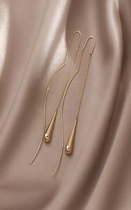 Dangle anéis moda simples linha de orelha 2022 nova tendência senhoras jóias presentes requintados para amigos incomum borla brincos1514041