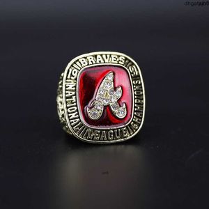 Dkj9 Designer Commemorative Ring Rings Mlb 1991 Atlanta Warriors Baseball Championship Ring Fans Pj3m 8xbm