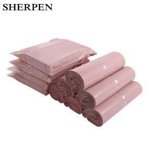 Blackboard Sherpen 50st Pink Prevent Static Electricity Mailing Packing Påsar Selfsealing Mailing Express Bag Waterproof Pouch Postpåsar