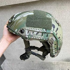 전술 헬멧 탄도 헬멧 탄도 ACH High Cut Tactical Helmet Aramid 고품질 탄도 헬멧 NIJ IIIA FAST WENDY 서스펜션 패드 탄도 헬멧 2402