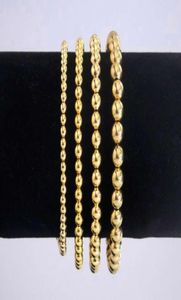 Wholale Lucky 14k Gold Filled Beads Braccialetti impilabili con perline Bracciale elasticizzato con perline Minimalista76750733986702