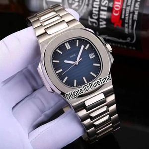 New Classic 5711 1A Steel Case D-Blue Texture Dial 40mm A2813 Automatic Mens Watch Sports Watches Stainless Steel 6 Colors Puretim2933