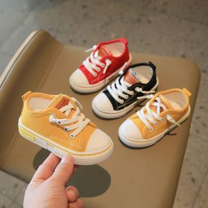 في الهواء الطلق BOYS BOYS GIRLES CANVAS SHOES First Walkers16 Years Kids Soft Sole Sneakers Toddler Flats Shoes Shoes Kids Canvas الأحذية 2126