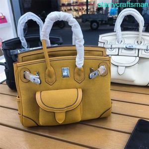 Bolsas de desenhista Bk Cargo CanvasSwift Bolsa de couro Genuíno Saco de mulheres de couro com lona elegante Fun Platinum Bag Inserir Bolsa Onda Dot Alça de Ombro Handh HBAI