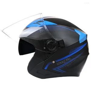 Motorcycle Helmets Arrived Flip Up Safety Helmet Double Lens Open Face Electric Scooter Jet Motocross Cascos Para Moto DOT Approved