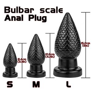 Dragon Scale Dildos Soft Anal Dilator Stimulates The Anus Vagina Sex Toys Butt Plug Dick For Women And Men