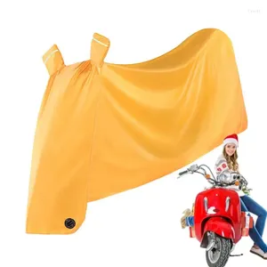 Raincoats capa de motocicleta impermeável resistente ao ar livre proteção saco de armazenamento durável lona oxford chuva para bicicletas