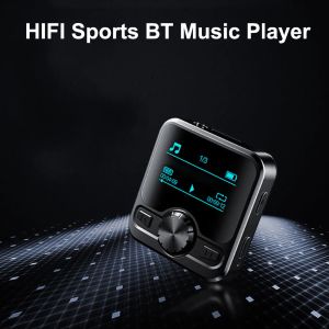 Jogadores Bluetooth Lossless DSD MP3 Music Player Builtin 8GB HiFi Portátil Audio Walkman com Rádio FM EBook IPX6 Impermeável MP3 Player