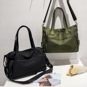 Designer-2019 New men woman water-repellent nylon cloth big bag female shoulder messenger handbag short-distance travel bag273M