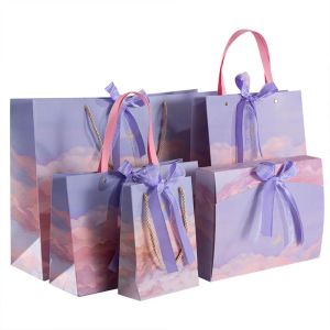 Gioielli 10 pezzi Pittura a olio Carta Confezione di gioielli Borsa per trucco Sacco per la polvere Accessori Abbigliamento Borsa per la spesa Sacchetti per organizer Display