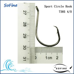 Fishhooks 7385 4/0 * 100 st/pack sportcirkelkrokar bläckfisk krokar cirkelkrokar