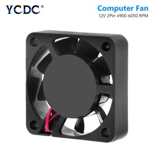 Fans 10st DC 12V 2PINS 3PINS COMPU CPU Cooler PC Fan Mini 4010 Cooling Fan 40*40*10mm Turbo avgassfläkt Kylsor avgasblåsare