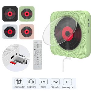 Hoparlörler Taşınabilir CD çalar Bluetooth Hoparlör Stereo FM Radyo CD Çalar LED 3.5mm kulaklık ile Screen Duvara Monte Müzik Çalar