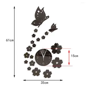 Duvar Saatleri Geniş Uygulama Akrilik Saat 3D Görsel Efekt Dekorasyon Uygun eve taşınma hediye asılı