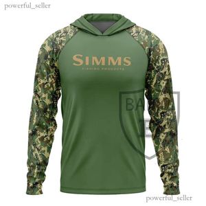 Men's Hoodies Sweatshirts SIMMS Outdoors Fishing Shirt Summer Long Sleeve UPF 50 Quick Dry Breathable Hooded Fishing Clothes Anti-uv Fishing Sweatshirt 522