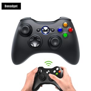 Xbox 360/360 Slim/ PCビデオゲームコンソール3Dロッカージョイスティックゲームハンドルアクセサリー用のゲームパッド2.4Gワイヤレスゲームパッドゲームコントローラー