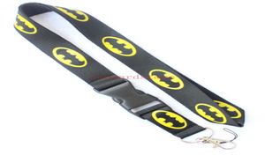 10pcslot Justice League Batman Lanyard för MP34 Mobiltelefonnyckelkedja Black Lanyards Whole9050512