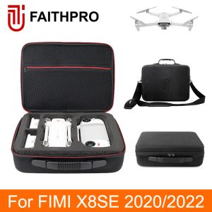 Bags FAITH PRO Handbag For FIMI X8 SE 2022 V2 Cases Shoulder Bag Waterproof Carrying Bags X8SE Drone Batteries Large Storage Box Case