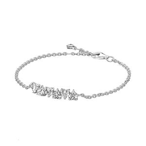 Pandoras Bracelet Designer Women Original Quality Charm Bracelets Sparkling Chain Silver Hand Chain Jewelry For Women Gift