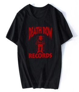 DEATH ROW RECORDS T Degli Uomini Della Camicia di Alta Qualità Estetica Fresco Vintage Hip Hop Maglietta Harajuku Streetwear Camisetas Hombre 2107145467556