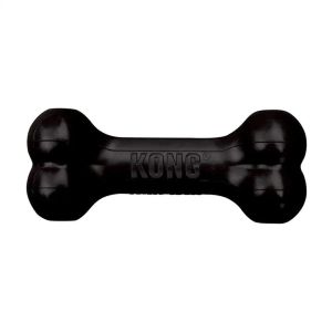 Toys Kong Extreme Goodie Bone Durável Rubber Dog Bone Para Power Chewers itens Pet Soccer Black Dock Pets Dogs Acessórios Toy