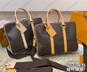 Designer computer bag VOYAGE NM briefcase handbag women Medieval vintage briefcases men Business office work Notebook tote top quality Shoulder crossbody bags