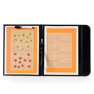 2 In 1 Foldable Volleyball Board Coaching Clipboard With Marker Pen Magnetic Tactical Notebook Game Training Teach Equipment 240226