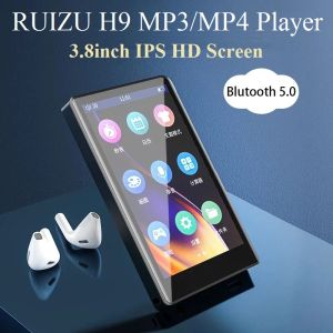 مشغل اللاعب Ruizu H9 Metal MP4 Player Bluetooth 5.0 مكبر صوت بنيت 3.8 بوصة لدعم شاشة اللمس الكامل