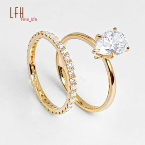 Wedding Ring Round Custom 18k Solid Moissanite Rings for Women 18k Real Gold Rose Gold Wedding Solid Ring Gold for Couples