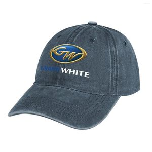 Berets Grady White Logo Cowboyhut Boonie Hats Golf Man Custom Baseball Cap Herren Damen