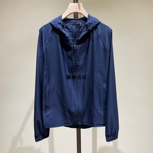 Mänjackor Spring Loro Red Hooded Zipper Jacket Piana Piana