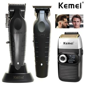 Trimmer Kemei KM2296 KM2299 KM1102 Haarschneidemaschine Kit Herren Elektrorasierer Haarschneider Maschine Professionelle Haarschneidemaschine