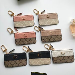 Luxus -Designer Großhandel kleine Geldbörse Lederkarte Mini Schlüsselbeutel Echter Pickup -Halter Frauen Leder -Münzkarten -Taschen -Tasche Mini -Münzholztasche