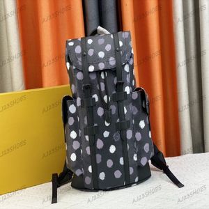 حقائب YK Designer Bags Yayoi Kusama Backpacks Dots Wags 2023 Luxurys Designers M46403255i